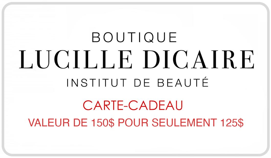 Carte-Cadeau - Fêtes 150$ pour 125$