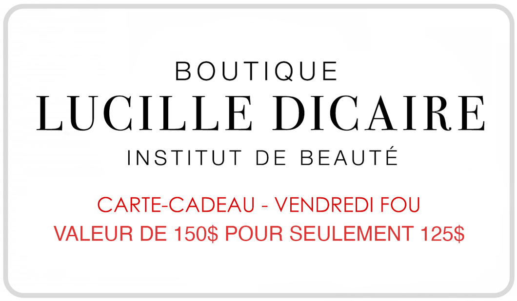 Carte-Cadeau Vendredi Fou 150$ pour 125$